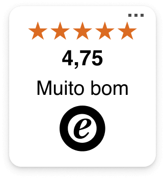 Portuguese Trustbadge apenas com avaliações